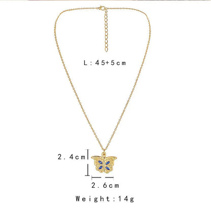 I Love You Butterfly Necklace