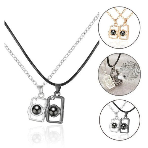 I Love You in 100 Languages BFF Camera Necklace