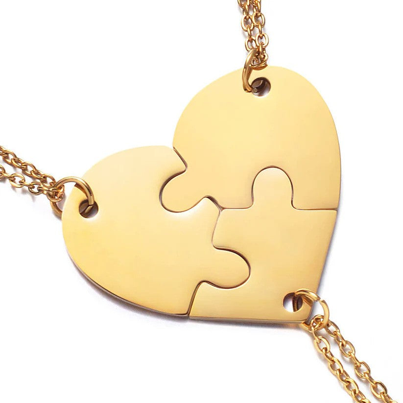 2 to 8 Friend Group Custom Engraved Name Necklaces