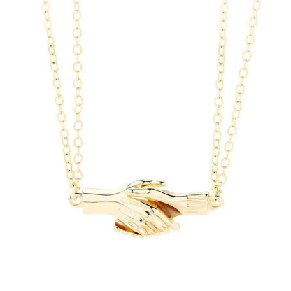 Magnetic Handshake BFF Necklace