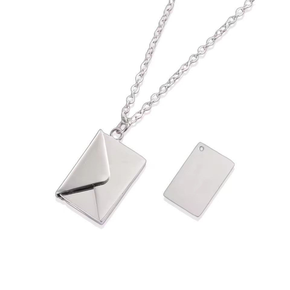 Custom Engraved Love Letter Necklace