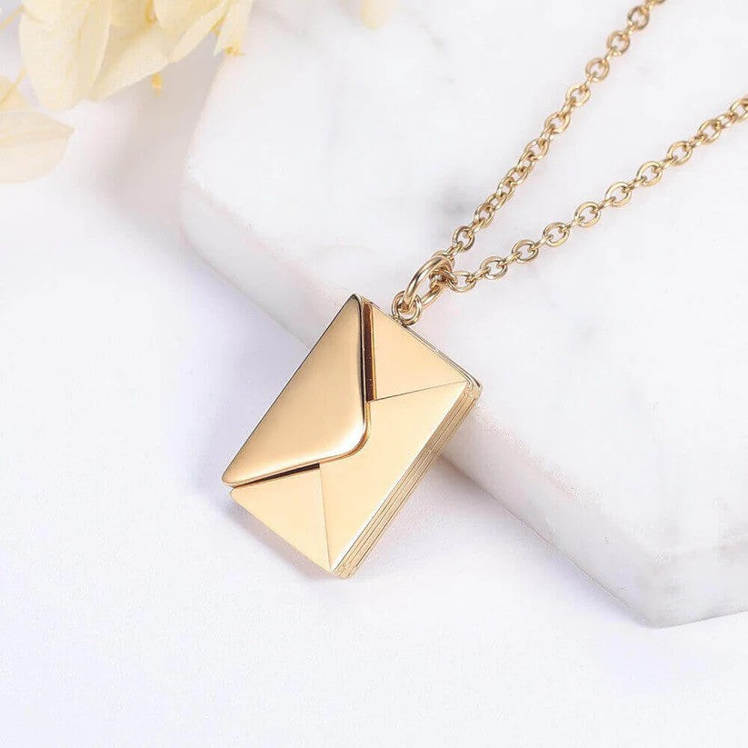 Custom Engraved Love Letter Necklace