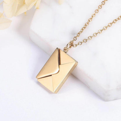 Custom Engraved Love Letter Necklace